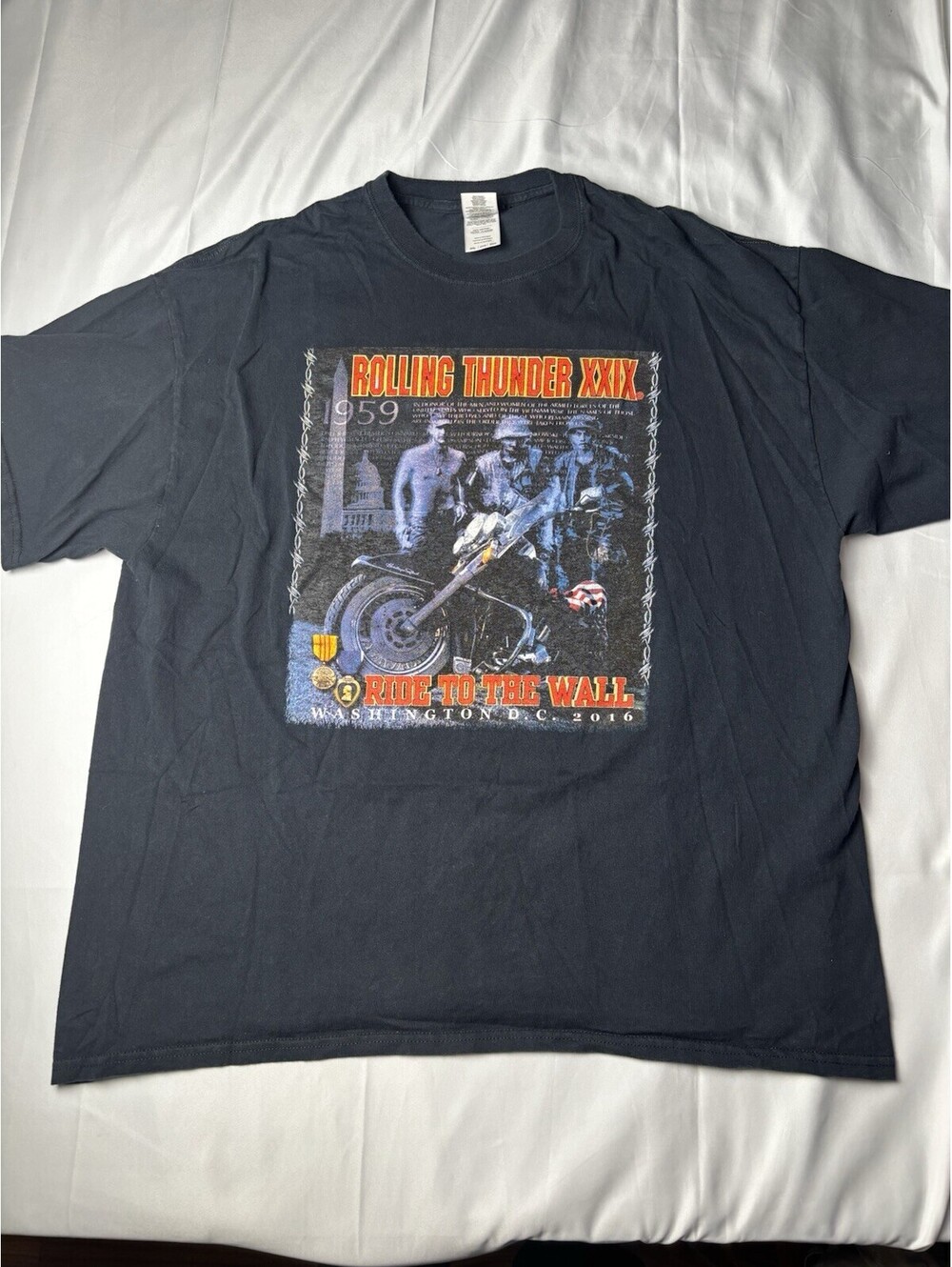 Gildan Rolling Thunder XXIX Ride to the Wall Washington D.C.